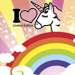 I ♥ Unicorns - Lip Butter mit Regenbogen-Glitzer (RdeL Young)