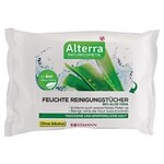 Feuchte Reinigungstücher mit Bio-Aloe Vera (Alterra)