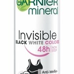 Mineral - Invisible Black White Colors Anti-Transpirant - Spray (Garnier)
